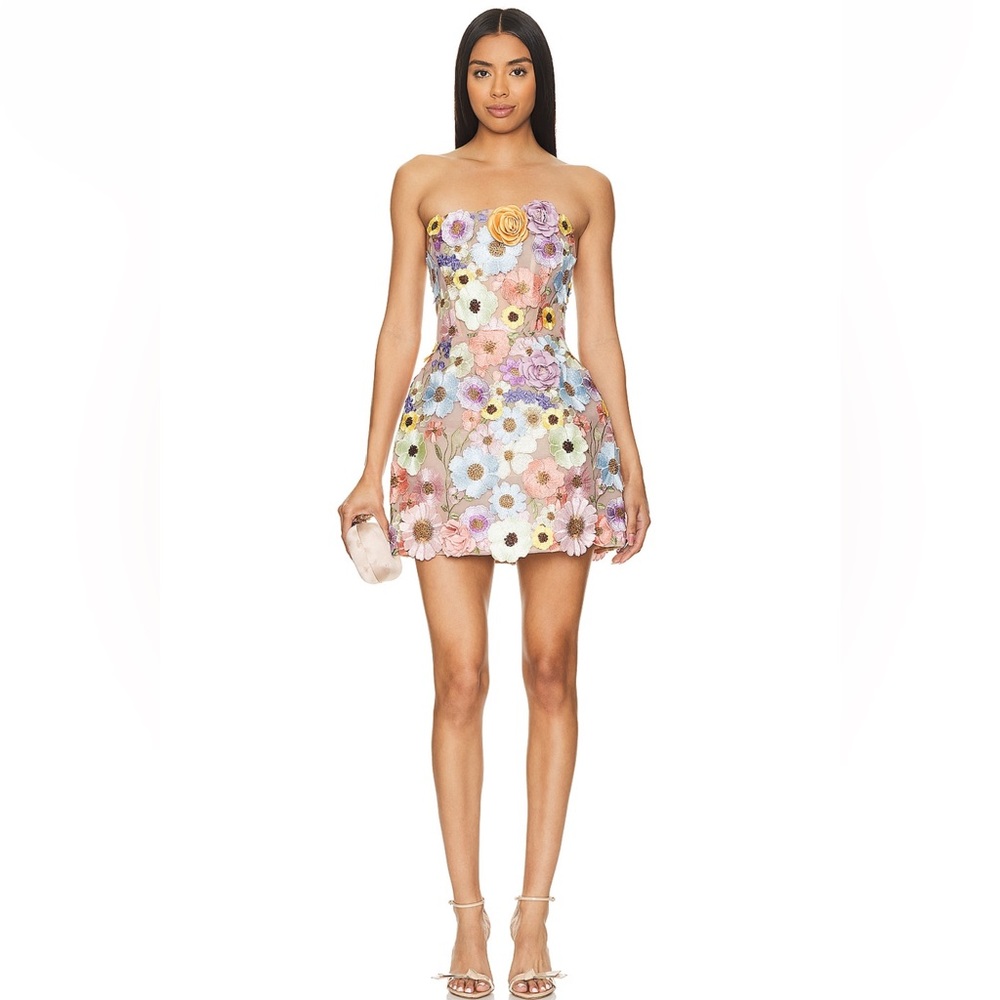 BRONX AND BANCO BOUQUET MARAYA MINI DRESS - XS